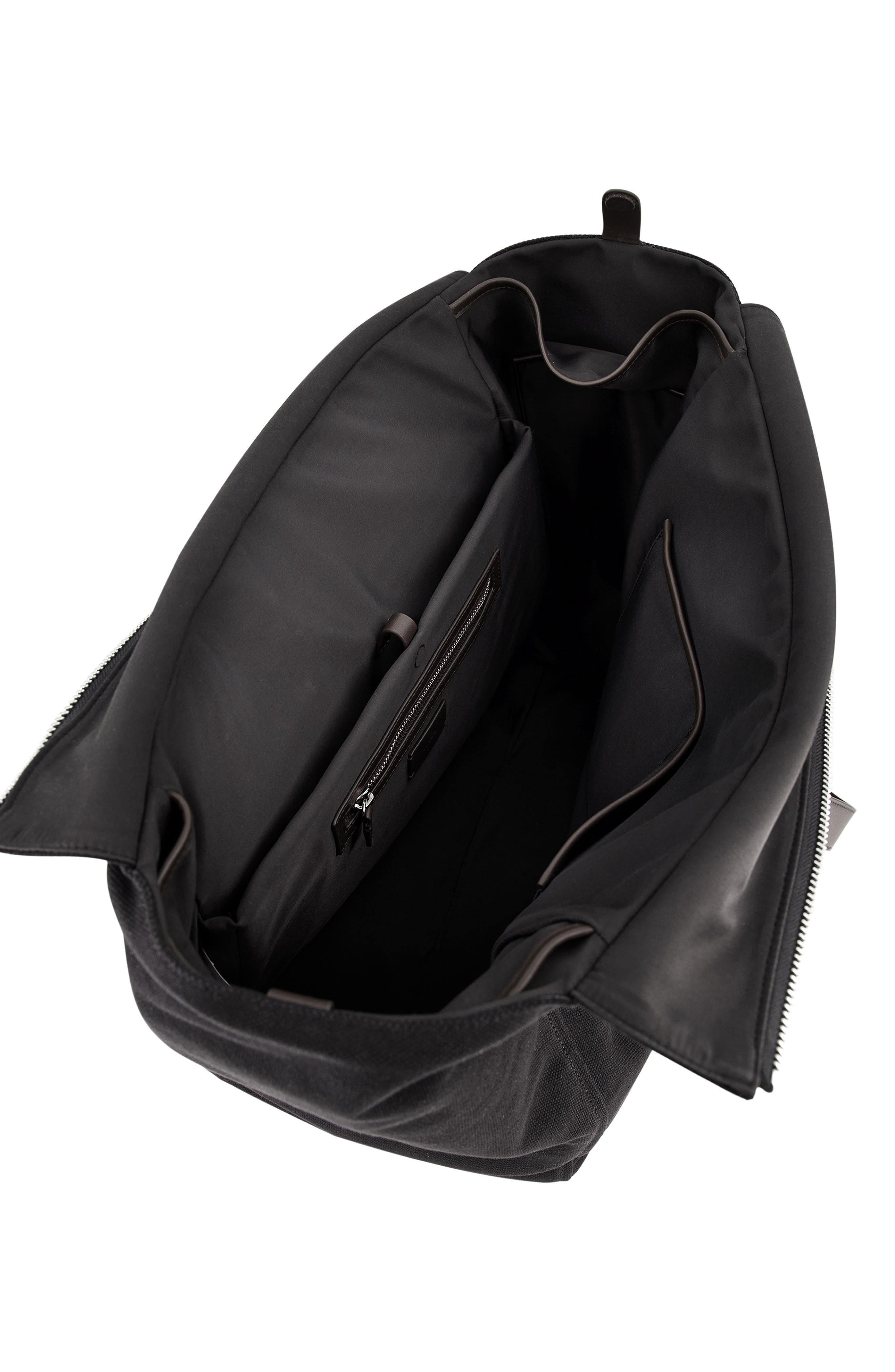 Vince Westmore XL Suede Tote, Alternate, color, Black