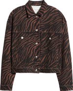 rag & bone Miramar Ponte Zebra Trucker Jacket