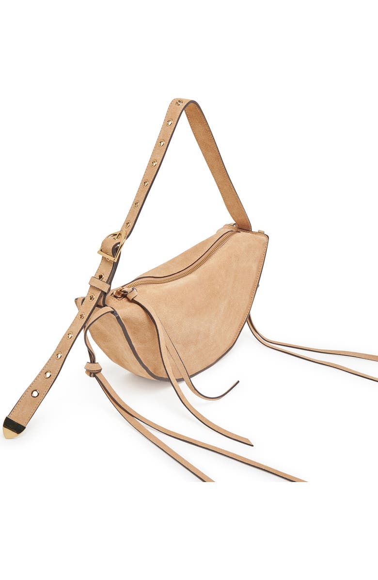 Dolce Vita Verona Leather Shoulder Bag, Alternate, color, Beige