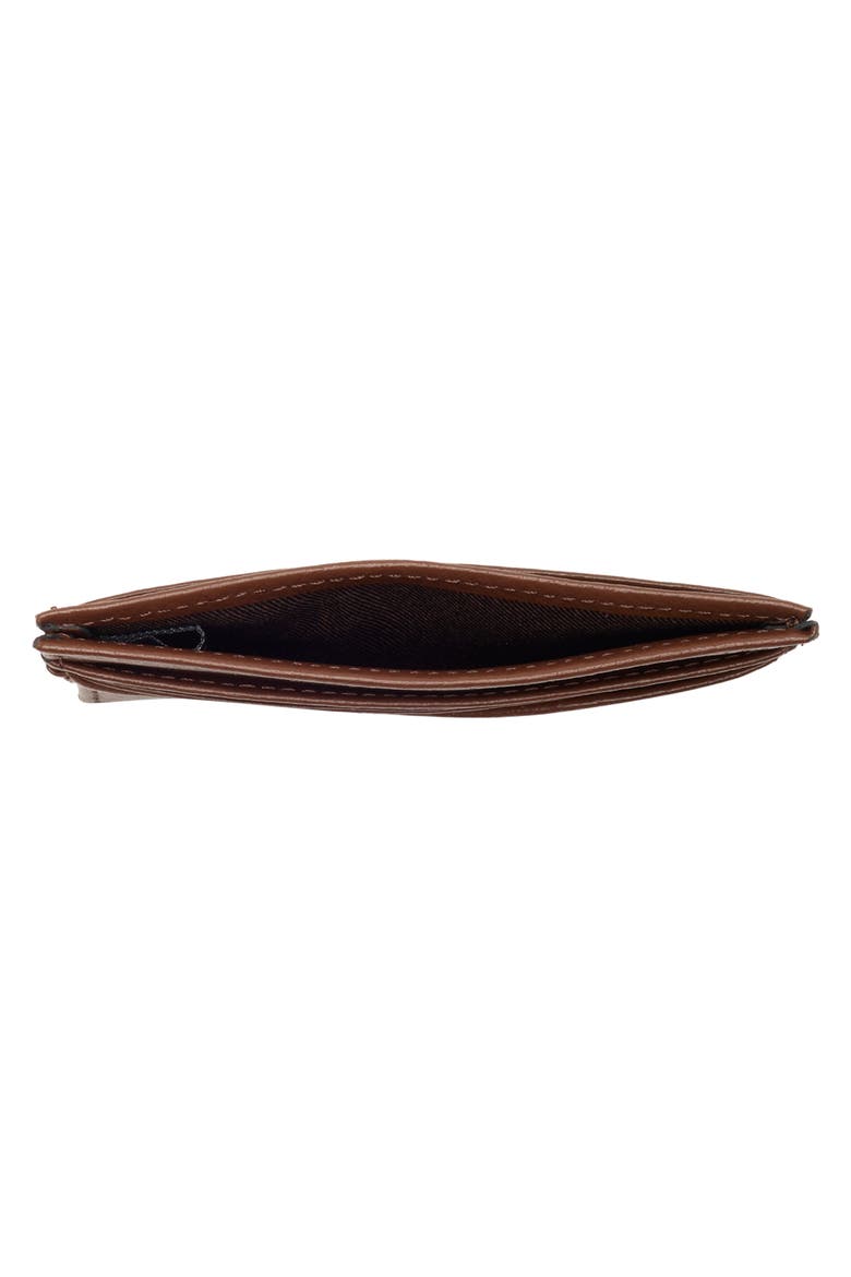 Pebbled Leather Card Case, Alternate, color, TAN