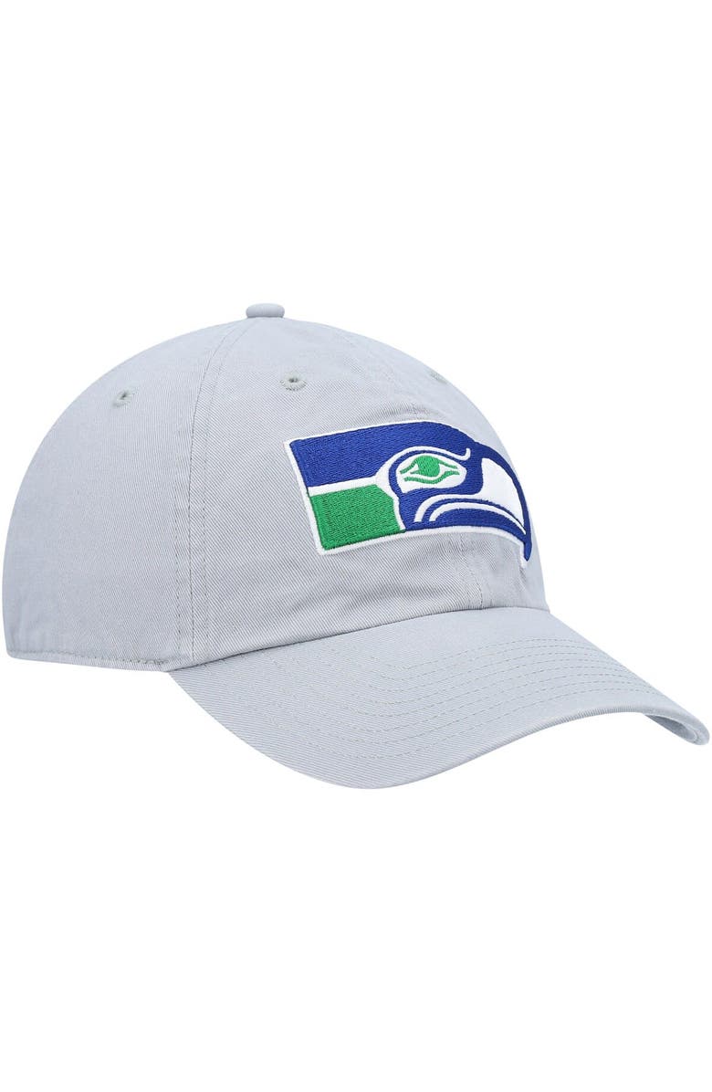 '47 Men's '47 Gray Seattle Seahawks Legacy Clean Up Adjustable Hat, Alternate, color, Gray