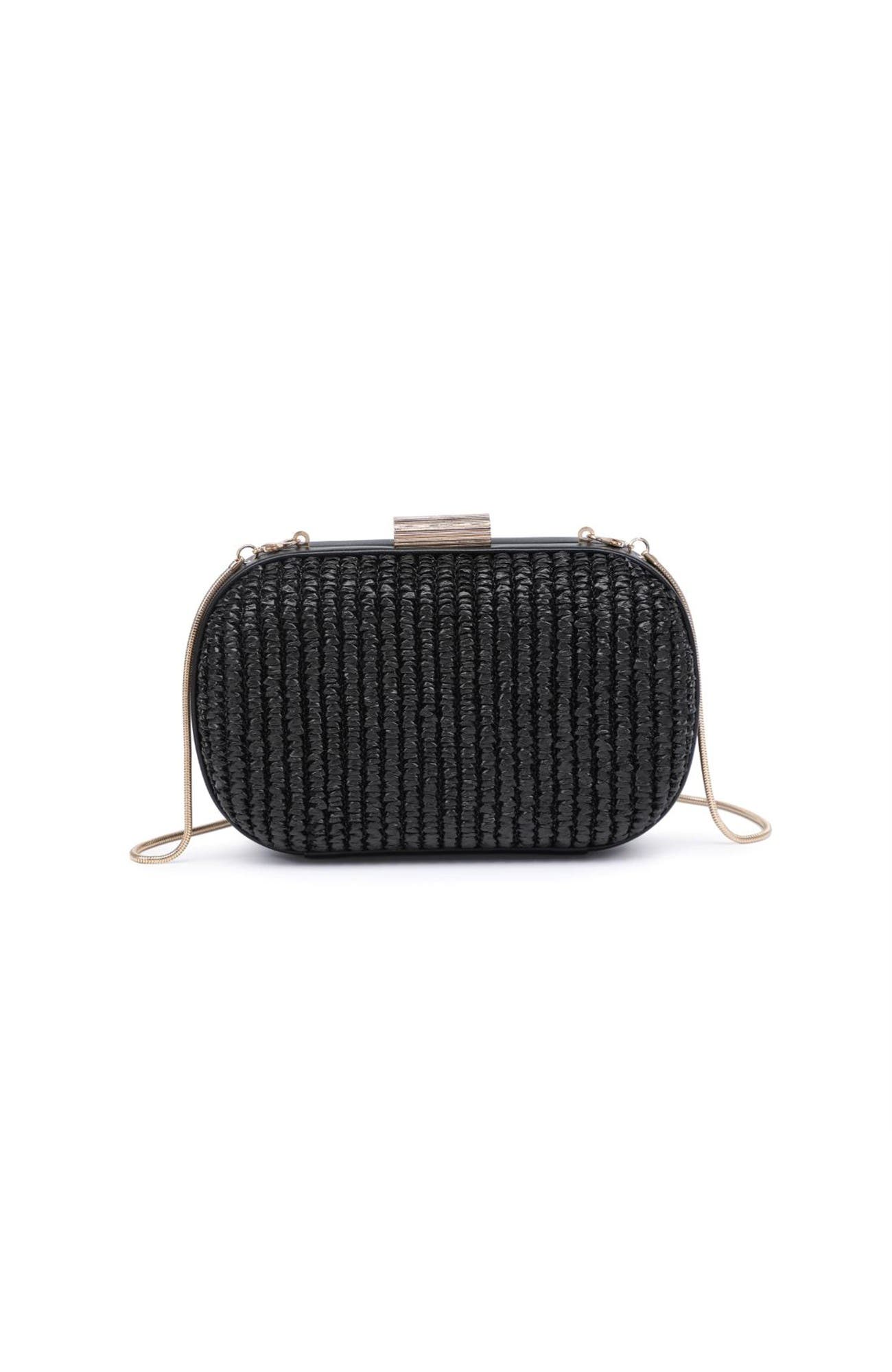 Alix Evening Bag, Alternate, color, Black