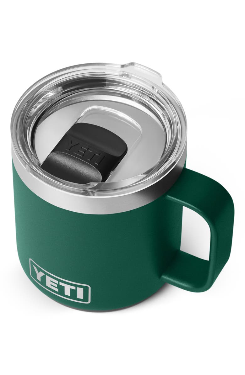YETI Rambler 10-Ounce Mug, Alternate, color, Black Forest Green