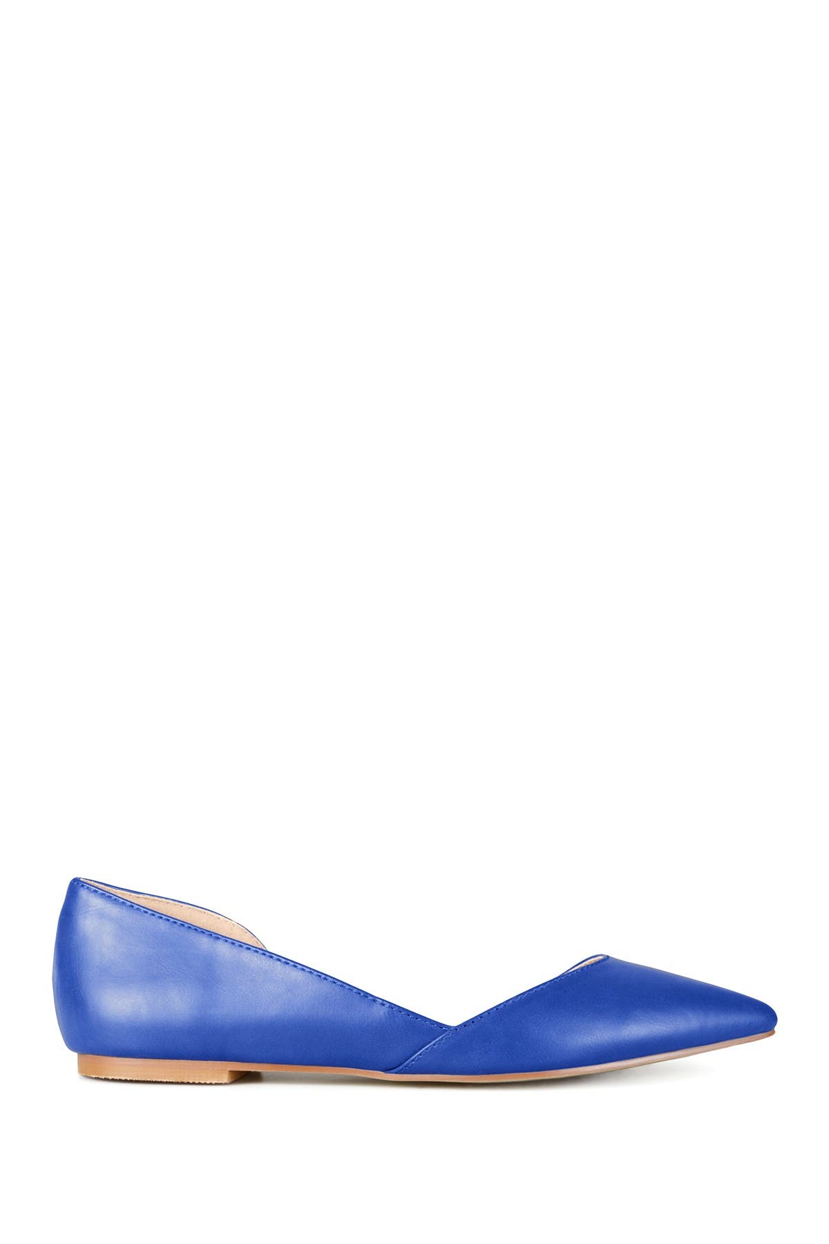 JOURNEE Cortni d'Orsay Flat, Alternate, color, BLUE
