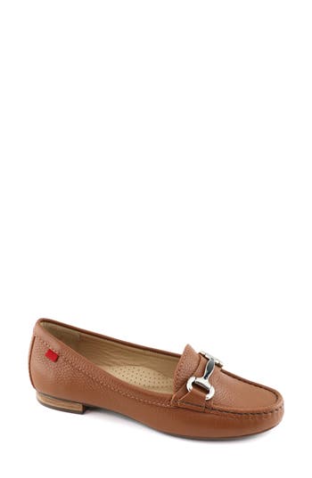 Marc Joseph New York Grand Street Leather Buckle Loafer In Brown