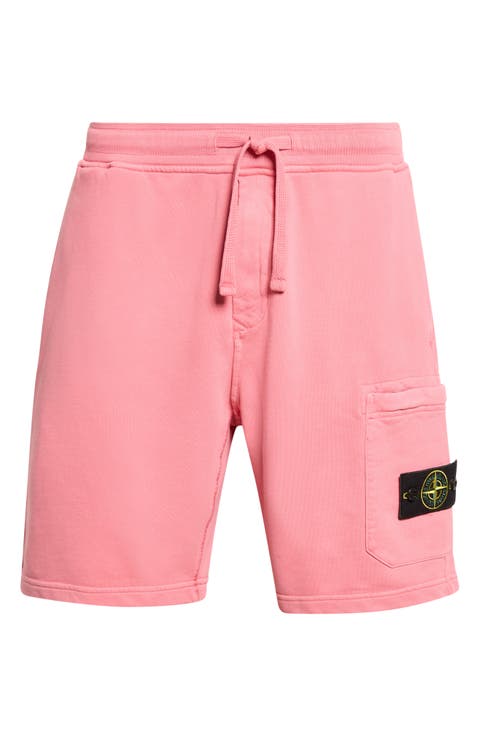 Cotton Fleece Cargo Bermuda Shorts