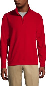 Lands' End School Uniform Young  Lightweight Fleece Quarter Zip Pullover