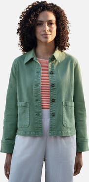 Yumi Canvas Patch Pocket Jacket