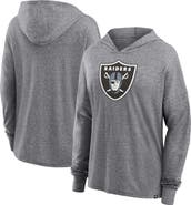 FANATICS Women's Fanatics Branded Heather Gray Las Vegas Raiders Cozy Primary Pullover Hoodie