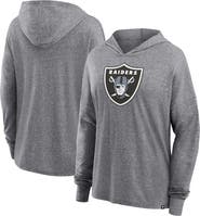 FANATICS Women's Fanatics Branded Heather Gray Las Vegas Raiders Cozy Primary Pullover Hoodie