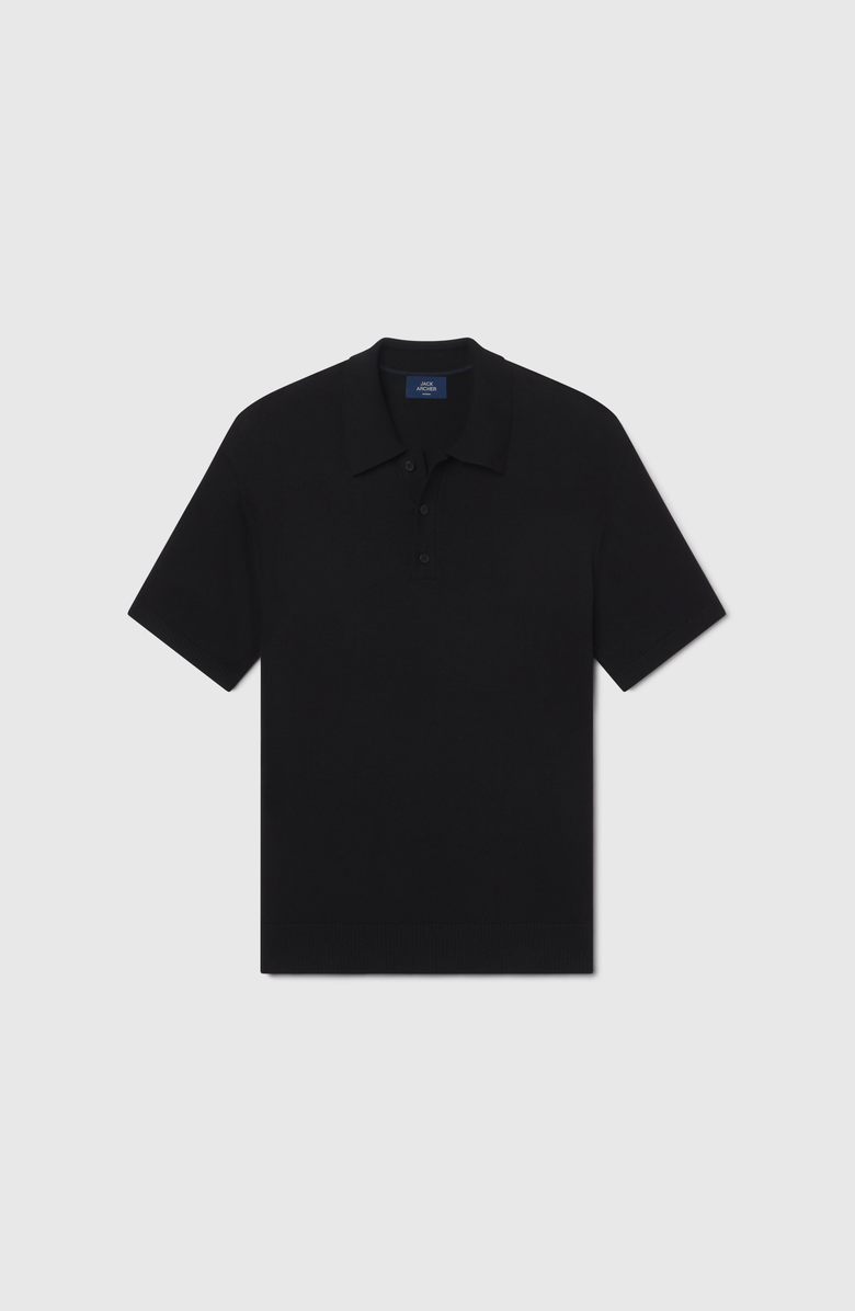 Jack Archer Legacy Resort Polo, Alternate, color, True Black