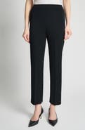 Ming Wang Knit Straight Leg Ankle Pants