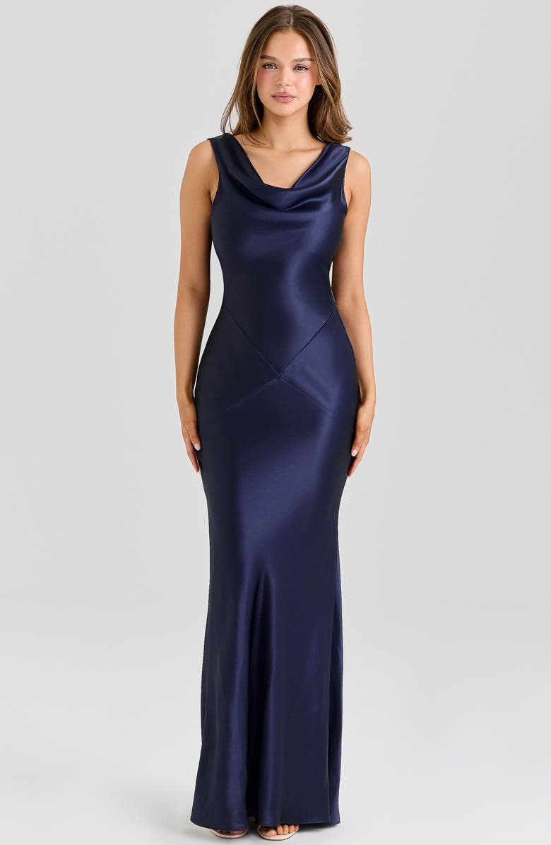 Safaira Cowl Neck Gown