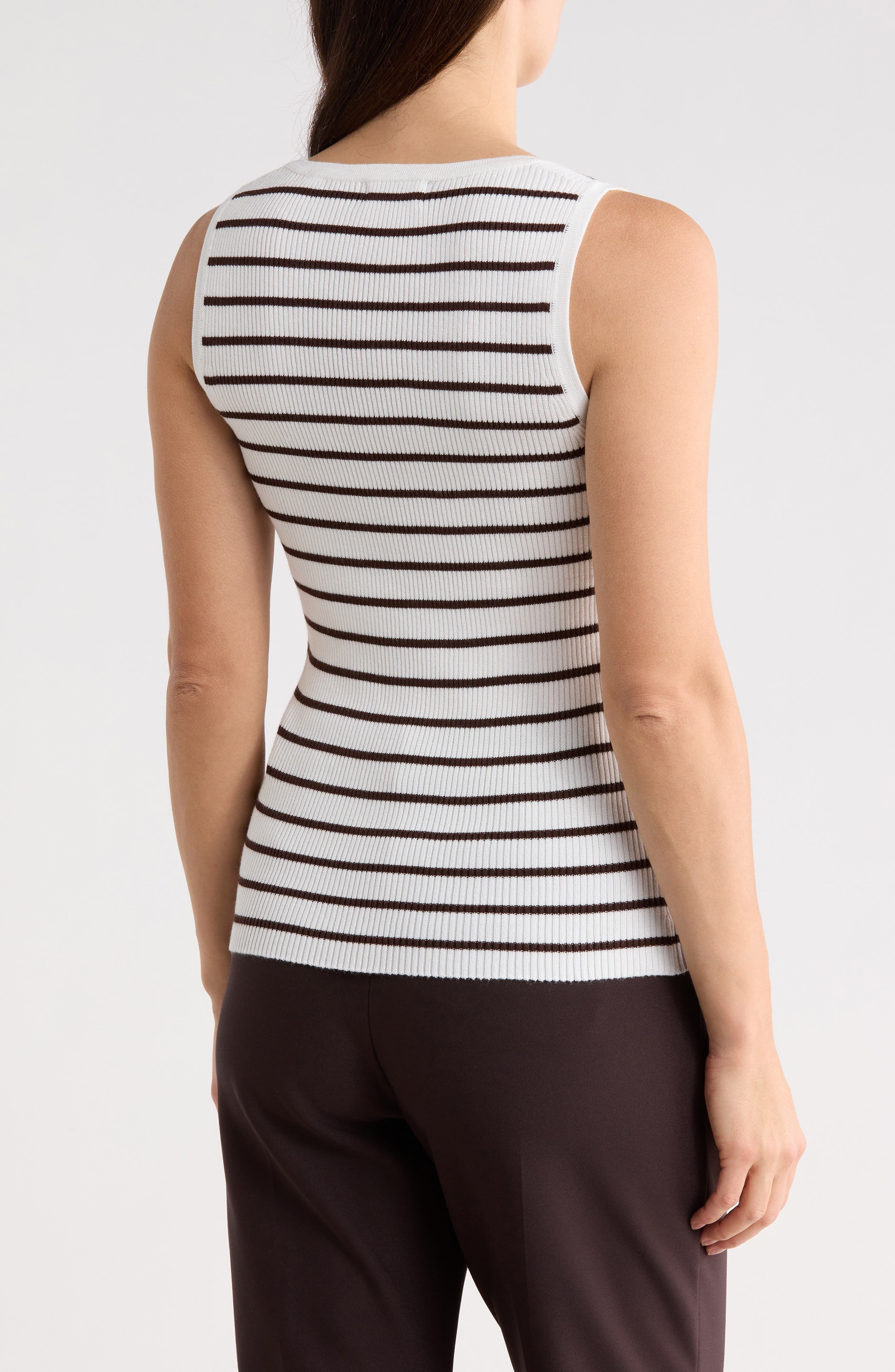 Stripe Scoop Neck Tank - image 4