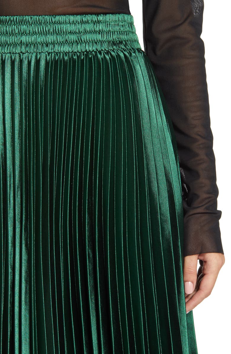 Endless Rose Sunburst Pleated Skirt, Alternate, color,