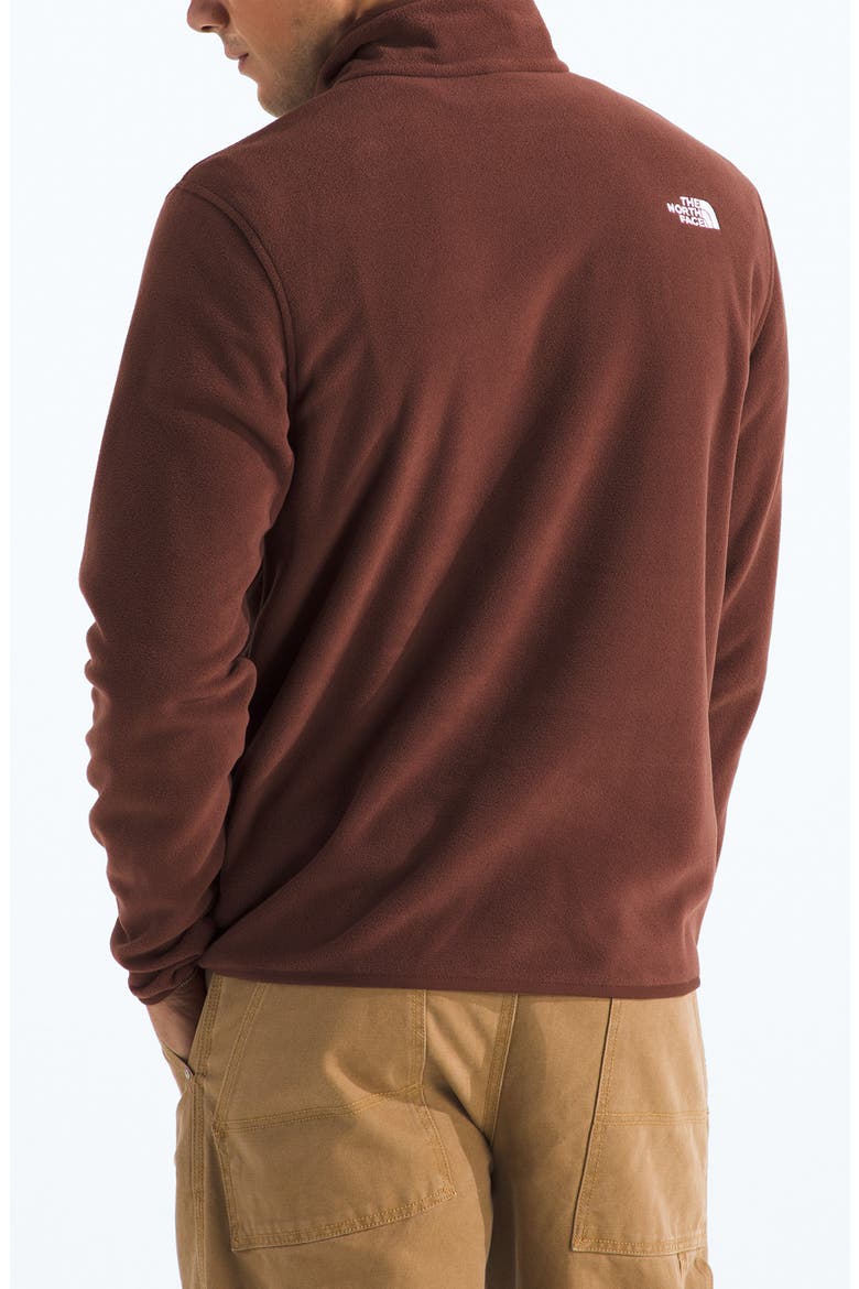 Glacier Fleece Quarter Zip Pullover, Alternate, color, EMBER SOIL