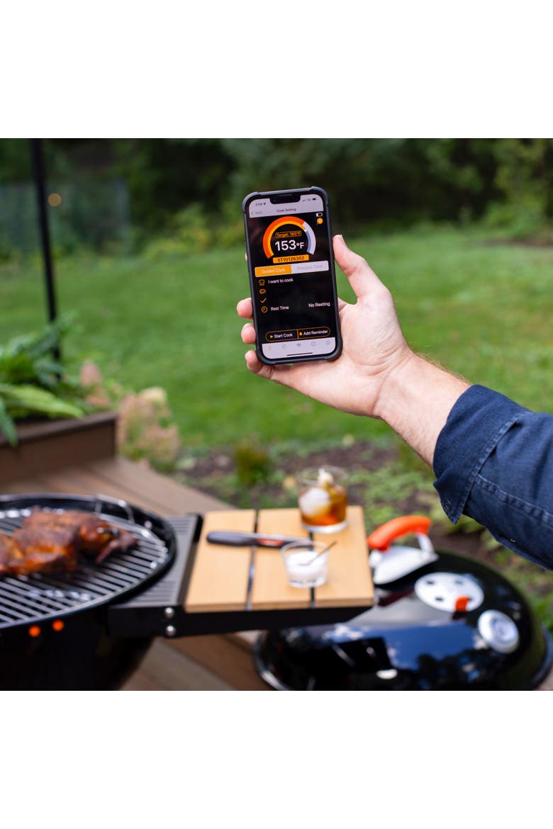 STAKE Wireless Bluetooth Thermometer, Alternate, color, Black/Silver