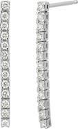 Bony Levy Diamond Linear Drop Earrings