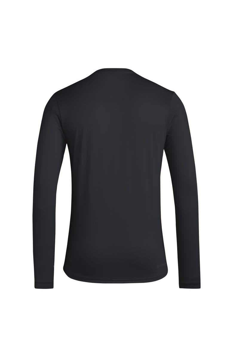adidas Men's adidas Black D.C. United 2024 Jersey Hook AEROREADY Long Sleeve T-Shirt, Alternate, color, Black