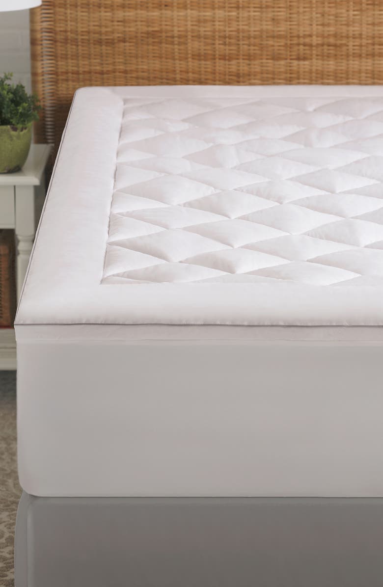 Allied Home PureAssure Allergen Barrier Mattress Pad, Main, color, White