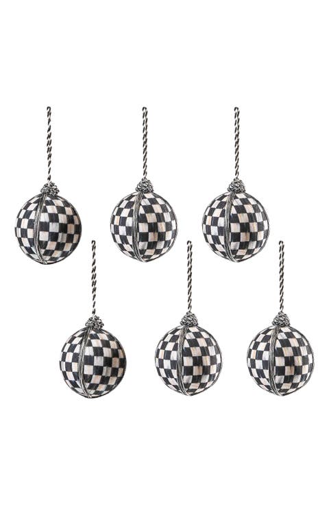 Courtly Check Medium Ball Ornaments