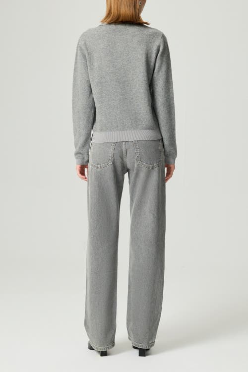 Nocturne Polo Knit Sweater In Gray