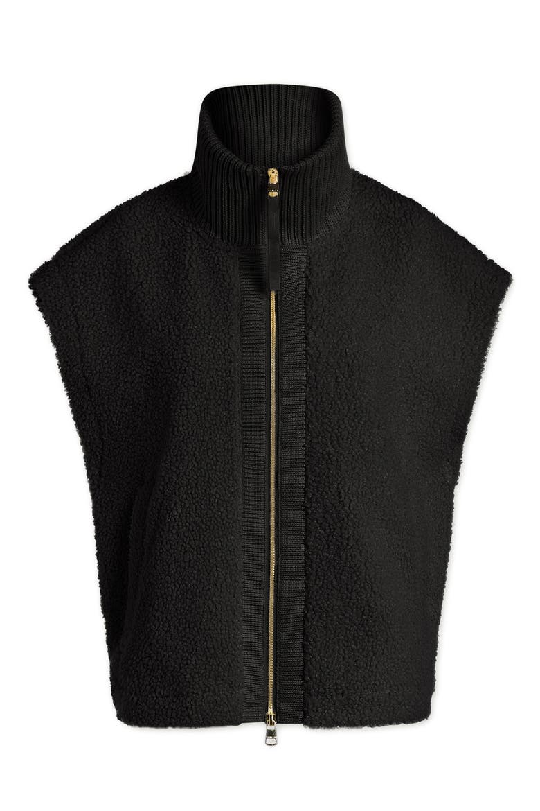 Dominic Fleece Gilet, Alternate, color, BLACK