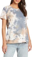 matty m. Tie Dye Raglan Sleeve Top