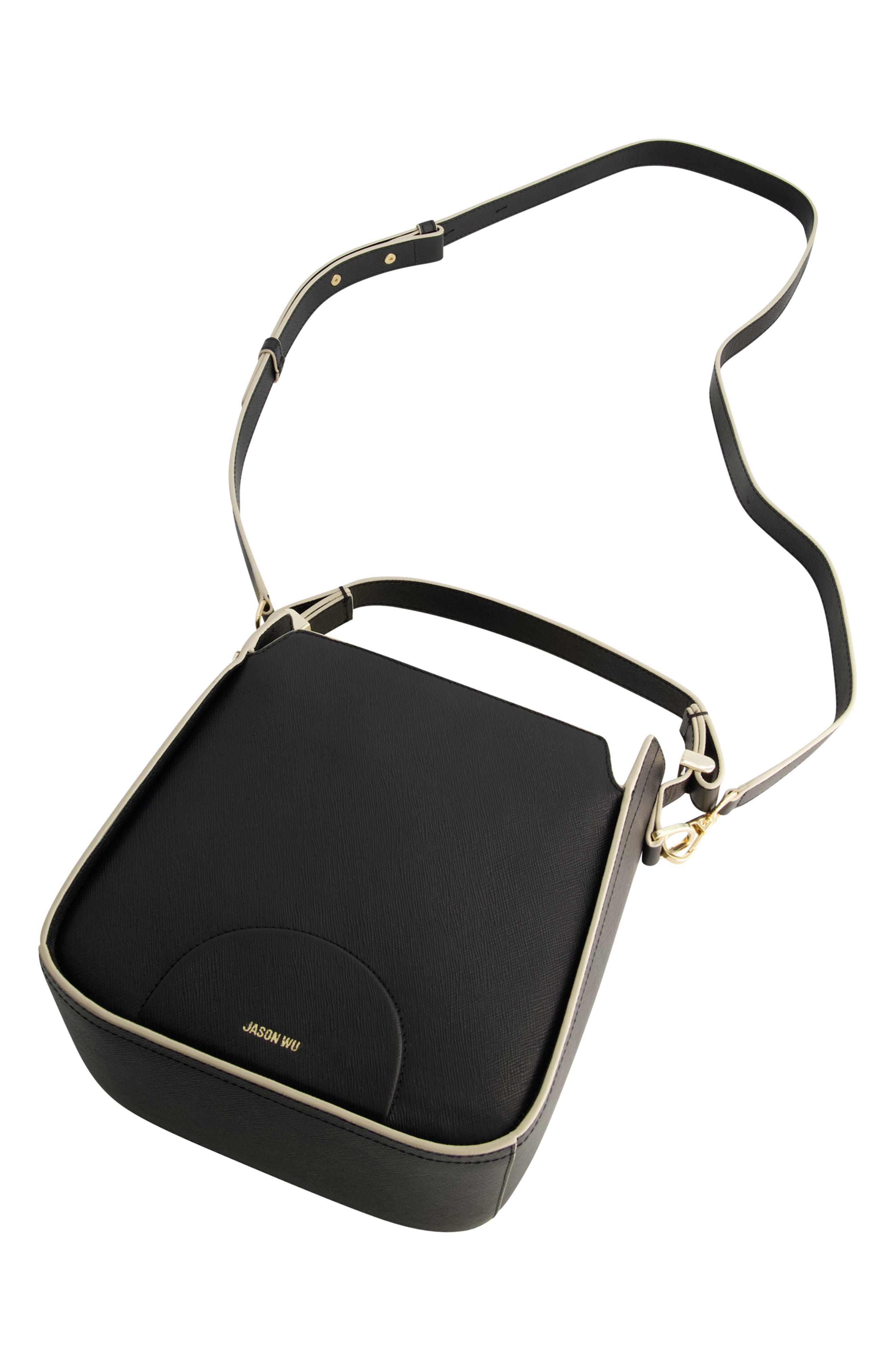 Convertible Shoulder Bag, Alternate, color, BLACK