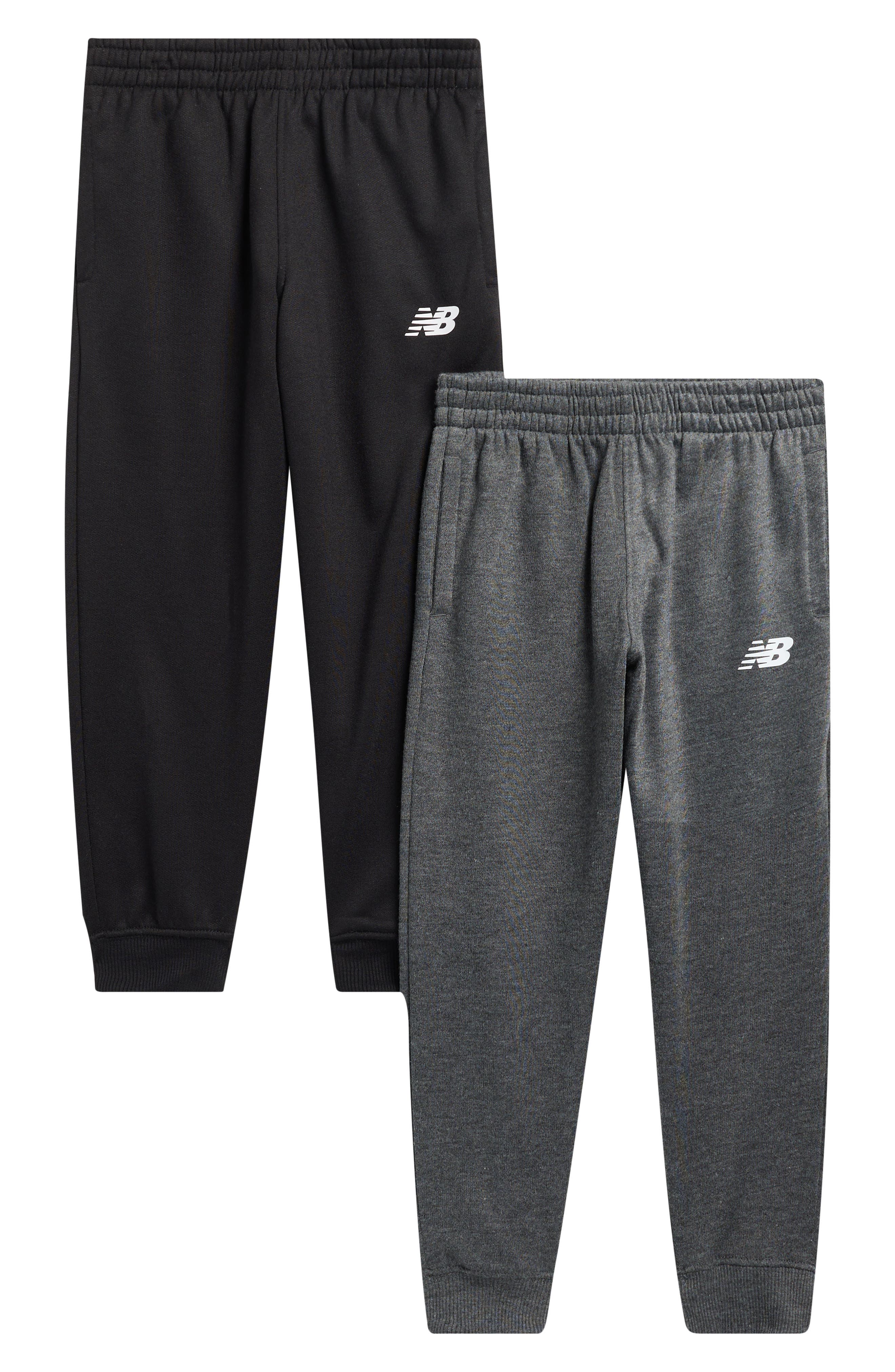New Balance Kids' 2-Pack Fleece Joggers