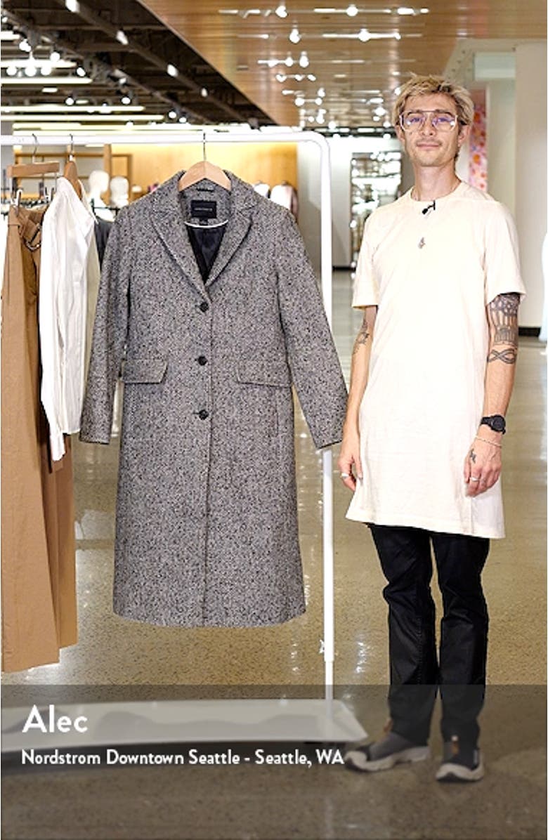 Long Herringbone Coat, sales video thumbnail