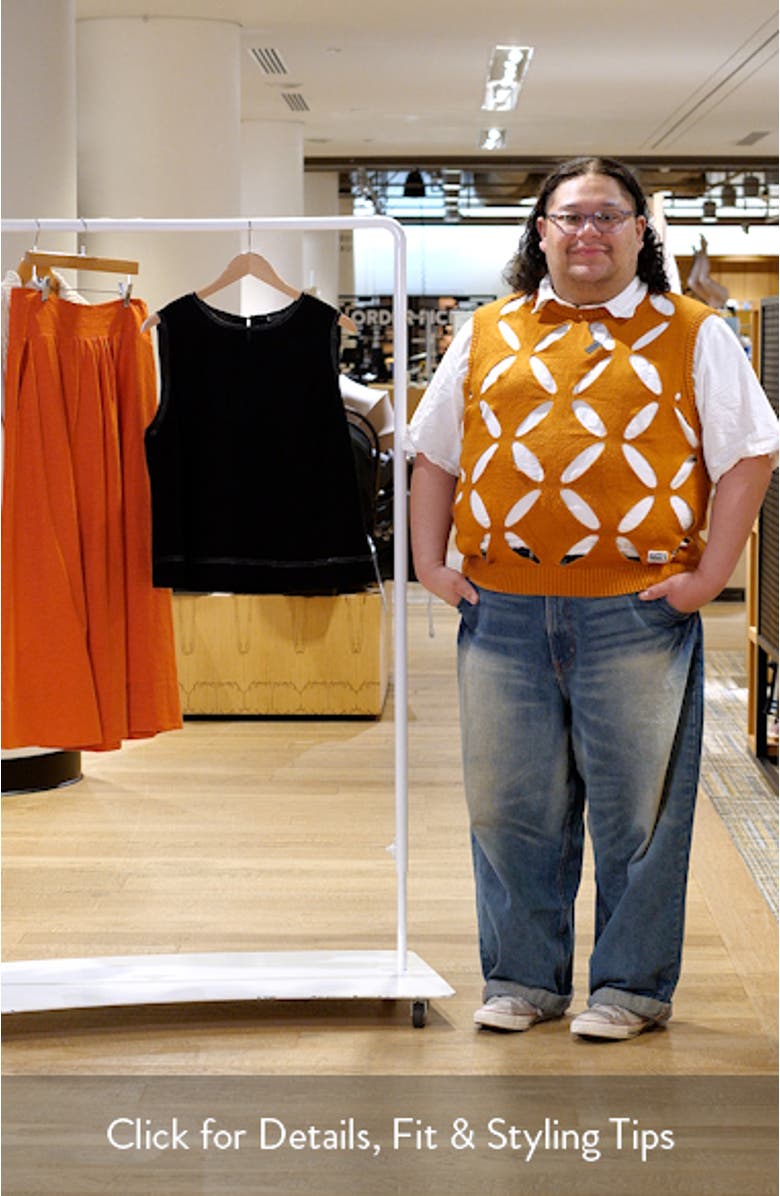Shae Sleeveless Linen Blend Top, sales video thumbnail