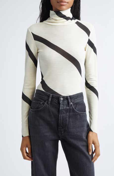 Marimekko Vilina Basso Wool Mock Neck Top