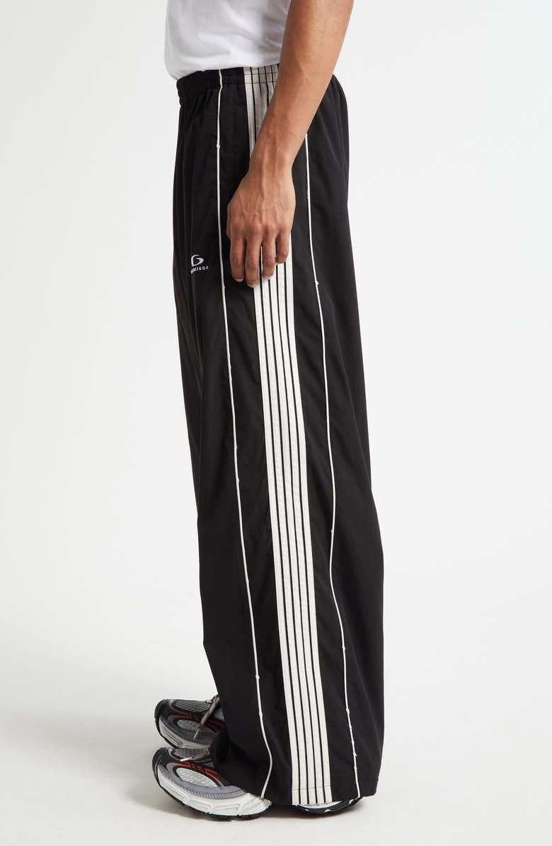 Balenciaga Oversize Track Pants, Alternate, color, 1000 Black