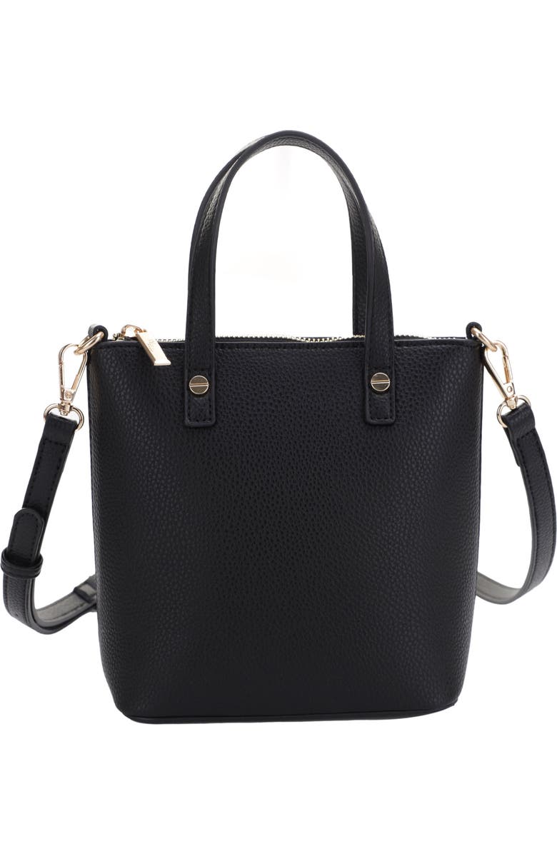 Mali + Lili Mia Mini Recycled Vegan Leather Crossbody Tote, Main, color,
