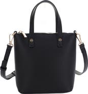 Mali + Lili Mia Mini Recycled Vegan Leather Crossbody Tote