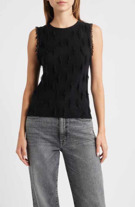 Rails Vidana Fringe Texture Sweater Vest