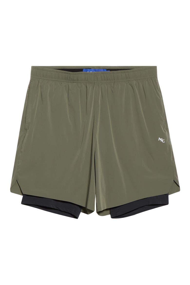 Standard 2-in-1 Shorts, Main, color, GREEN