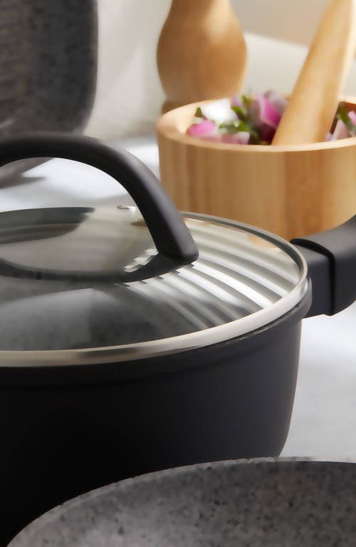 Cuisine::pro ® Stone X² 6-piece Cookware In Black