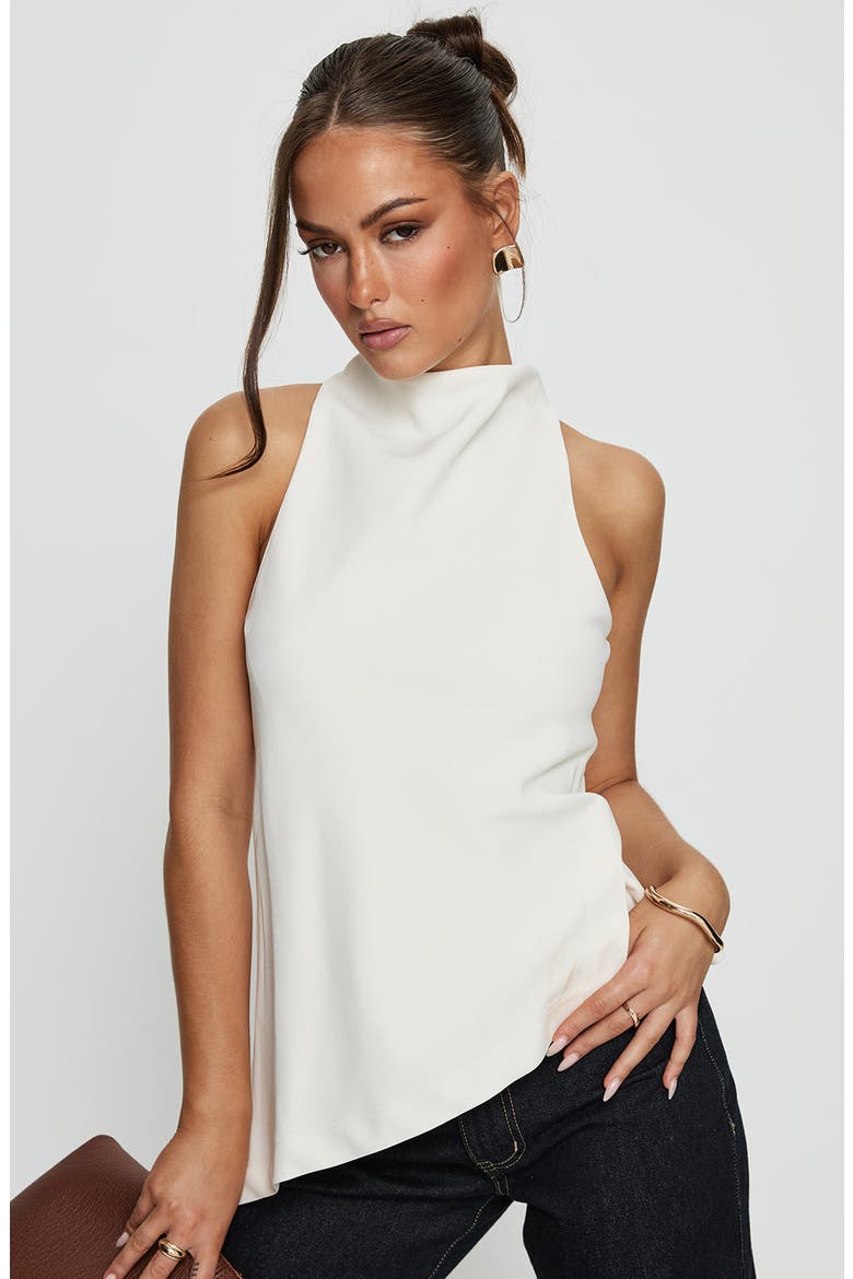 Days Get Dark Mock Neck Sleeveless Top, Alternate, color, CREAM