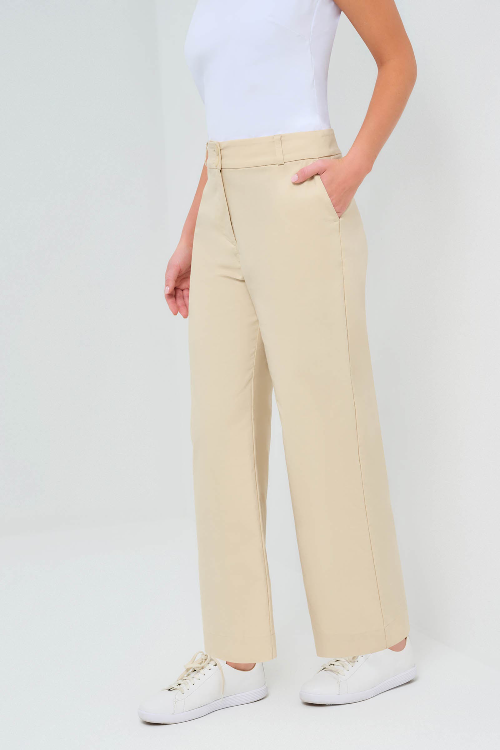 Ivanna Performance Cotton Cropped Flare Pant - image 2