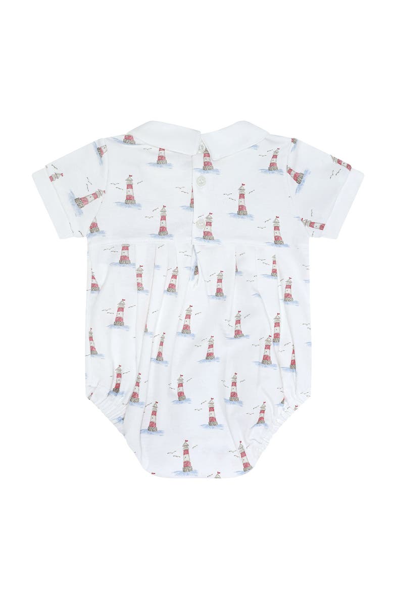 Nellapima Lighthouse Print Bubble - Baby, Alternate, color, Red