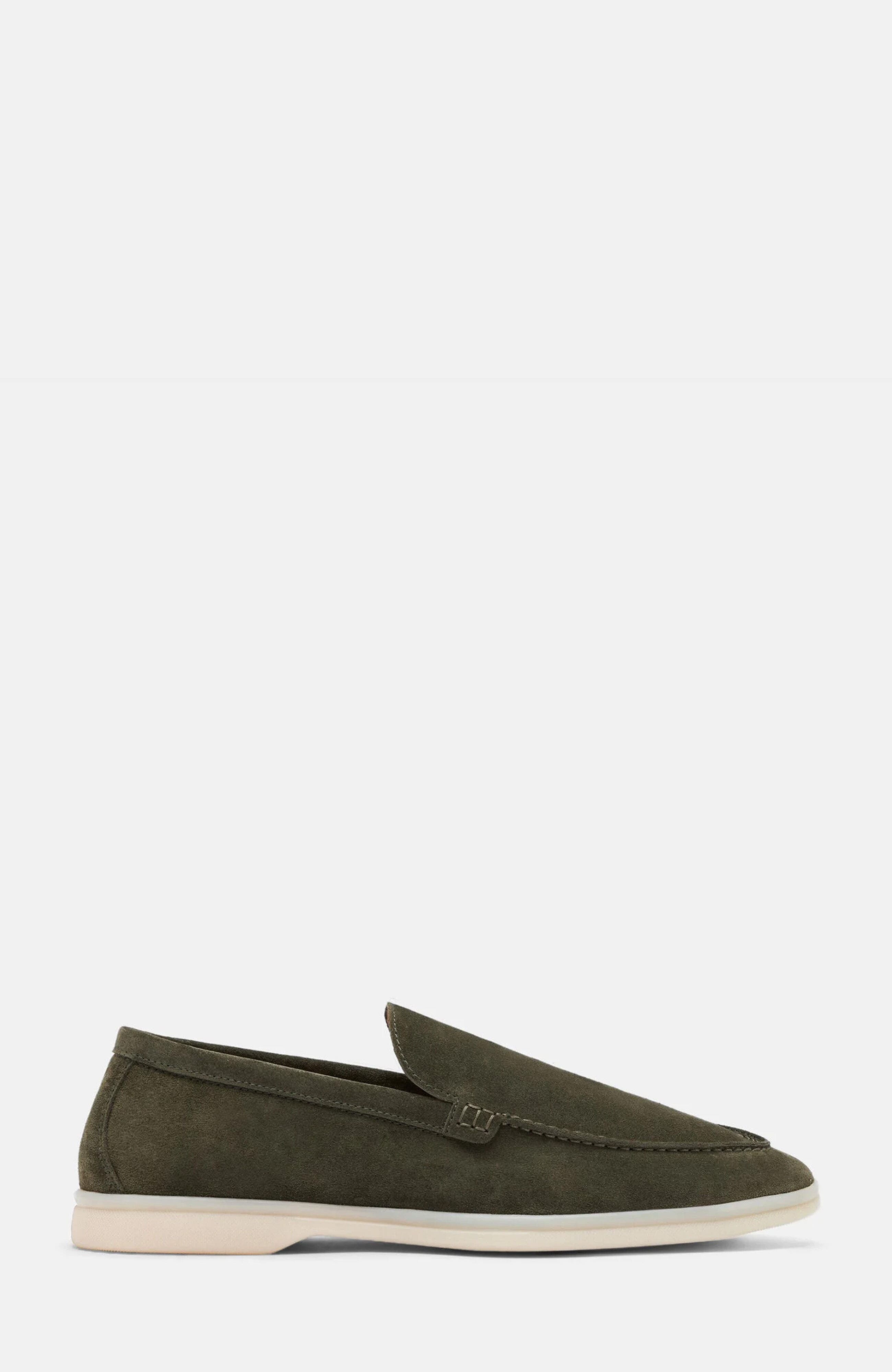 Ludovico Loafers, Alternate, color, Olive - Suede