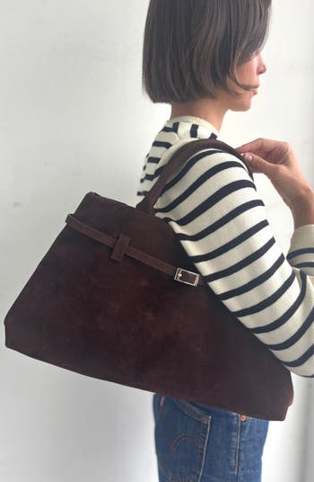 Belted Tote Bag