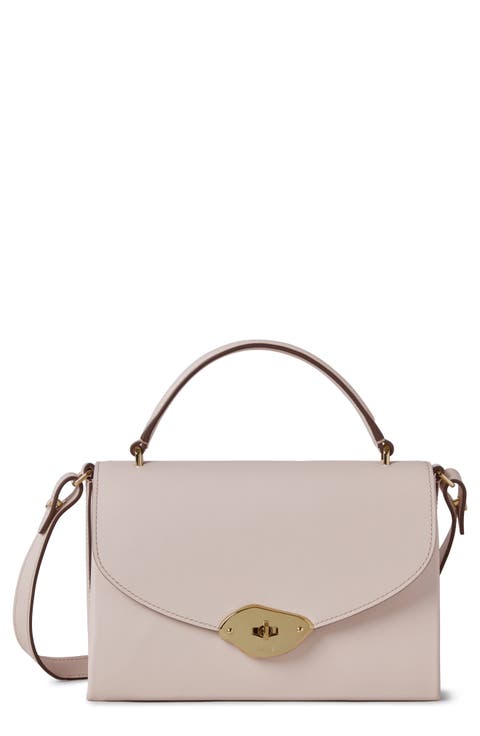 ハンドバッグ MULBERRY Woman Handbag Pink RL8803205 J002 Mulberry Bayswater Zipped Tote Leather Micro Pink 1272131