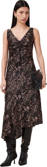 Alexi Print Asymmetric Dress