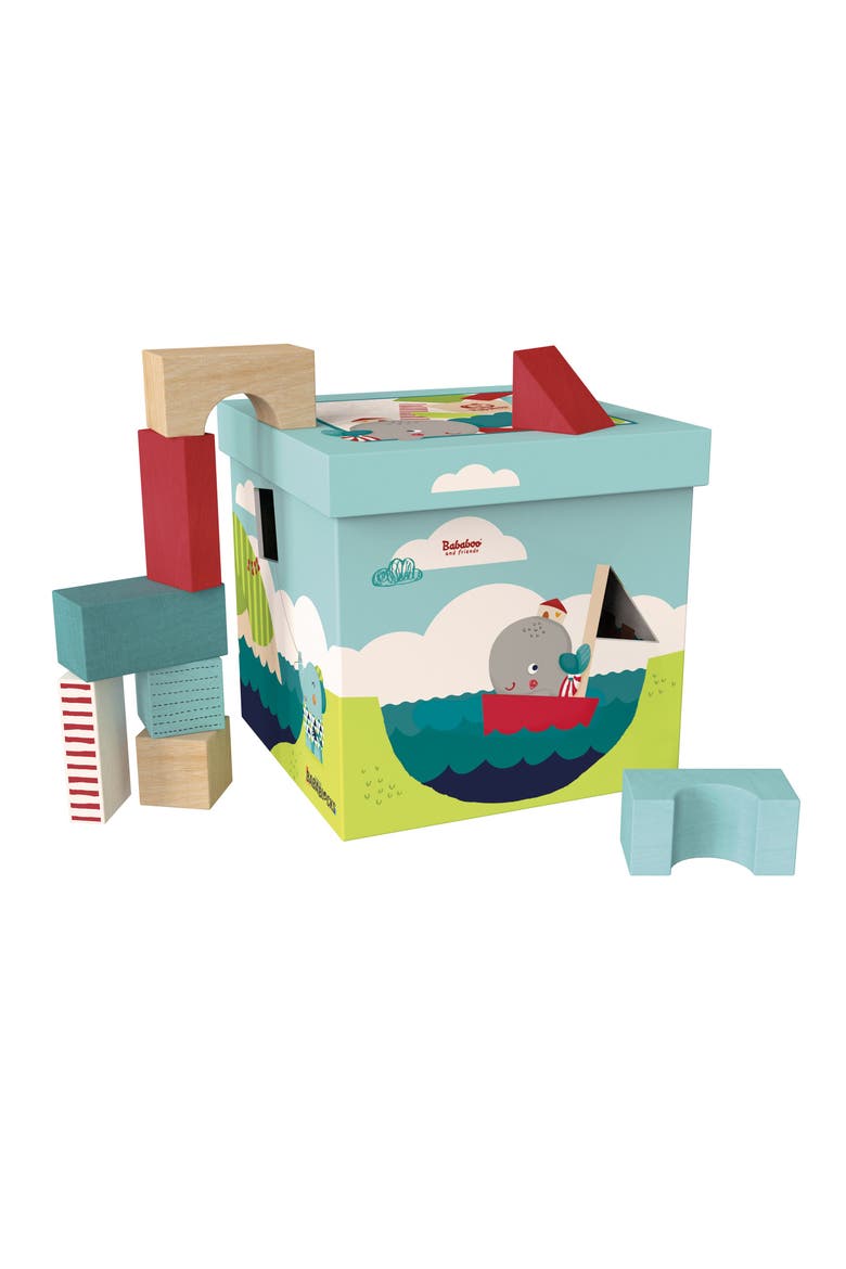 Wilma Whale Babablocks Building Blocks, Alternate, color, Multi / Blue