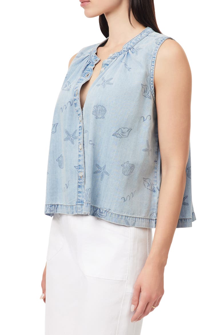 Easy Button Down Tank, Alternate, color, LOGAN PRINT