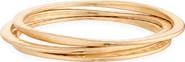 Nordstrom Set of 3 Hammered Bangles