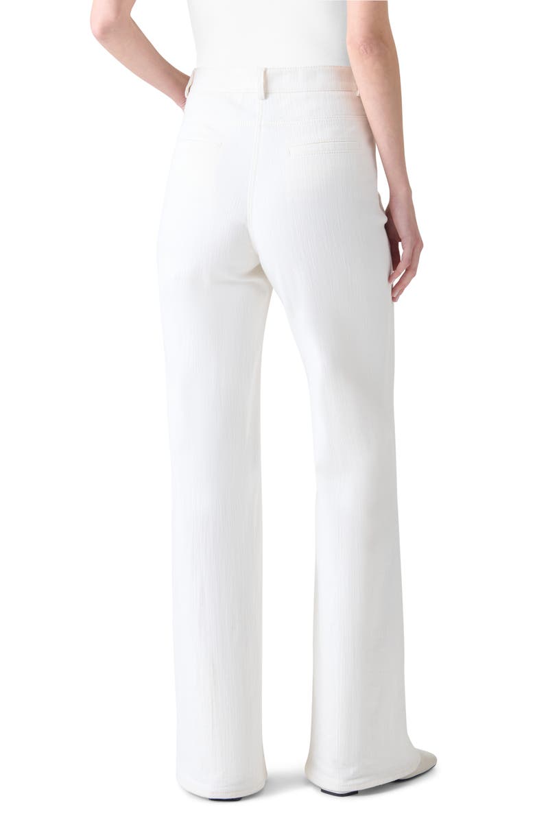 Akris punto Celia High Waist Bootcut Jeans, Alternate, color, Cream